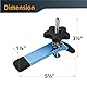 POWERTEC 71168-P3 T-Track-Halteklemmen, 14,5 cm L x 3,8 cm Breite, 6 Stück