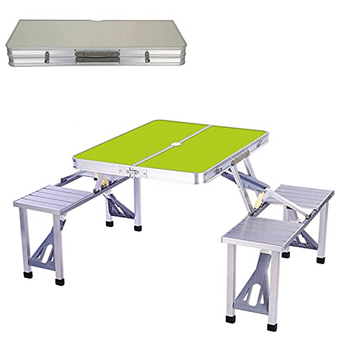 Table de pique-nique portable en aluminium pour vos barbecues et fêtes en plein air