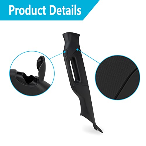 Geataat A Pillar Handle Interior Trim Compatible With 2011-2016 Ford F-250 F-350 F-450 F-550 Super Duty Replace#Bc3Z-2503599-Ab (Left, Black) #TOP3