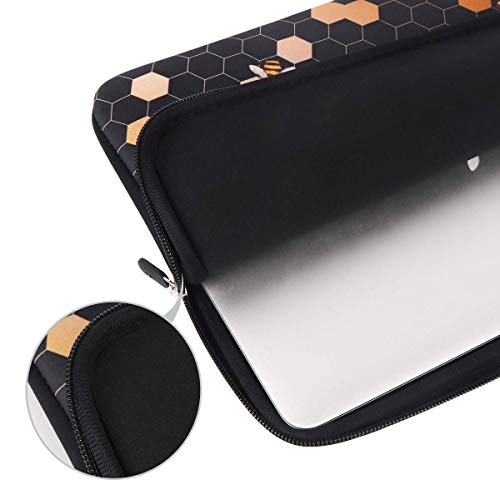 Icasso 13-13.3 Inch Laptop Sleeve Bag, Waterproof Shock Resistant Neoprene Notebook Protective Bag Carrying Case Compatible Macbook Pro/Macbook Air - Honeycomb #TOP2