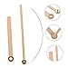 POPETPOP Classic Style Wooden Clock Hands Home Clock Parts Repair Replacement Tool