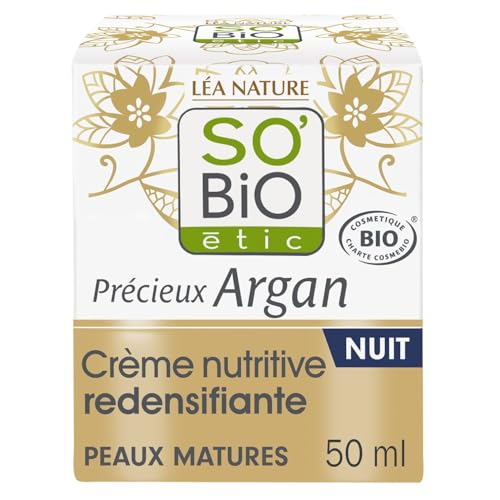 Soin Nuit Douceur Réparation Peaux Matures SO'BIO ETIC 50 mL