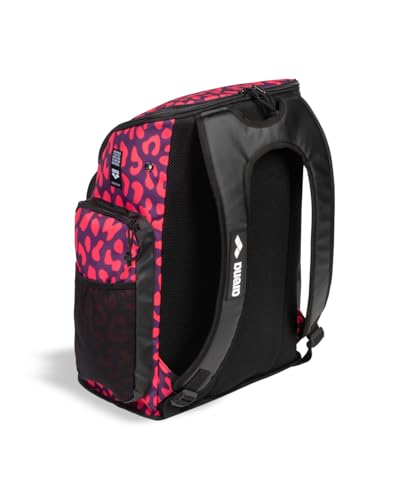 Image of ARENA Spiky III Backpack 45 Swimming Athlete Sports Gym Rucksack Large Training Gear Equipment Swim Bag for Men and Women, 45 Liters, Violet /Geranium