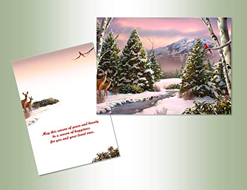 Performing Arts - Performing Arts Full Color Inside Mountain Deer Stationery Paper, 52505-18