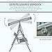 Outsunny Hollywoodschaukel mit verstellbarem Sonnendach, 3-Sitzer Gartenschaukel mit Anti-Rutsch-Füßen, Schaukelbank belastbar bis 240 kg, Gartenliege für Garten, Terrasse, 171x108x154cm, Grau