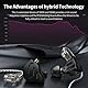 KINBOOFI KZ ZS10 Pro In-Ear-Monitor, 4BA 1DD KZ Kopfhörer Multi-Treiber in Ear Kopfhörer IEM, on Stage HiFi Monitor für Sänger Gitarristen Schlagzeuger (Mattschwarz mit Mikrofon)