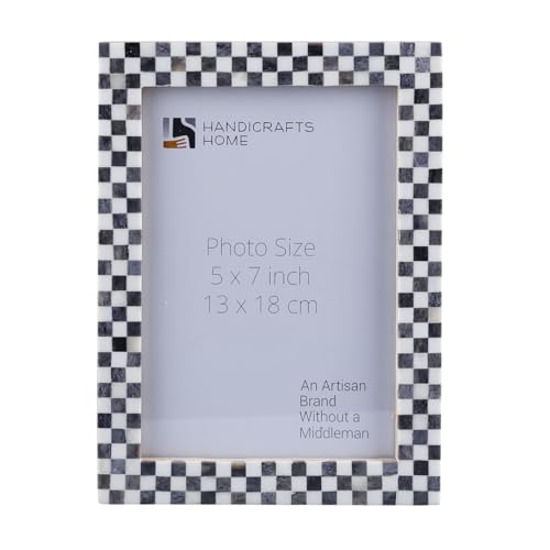 Handicrafts Home Picture Frames - Chic Boho Wall Décor Photo Frame, Grey-White 4