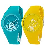 [アイスウォッチ]Ice Watch ペアウォッチ 収納BOX メンズ レディース ディズニー コラボ 男女兼用 シリコン 40ミリ ミディアム 腕時計 [並行輸入品] (no.7 グリーン/イエロー)