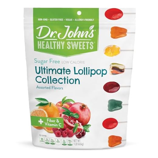 Dr. John's Healthy Sweets Sugar-Free Ultimate Collection Lollipops (60 count, 1 LB)
