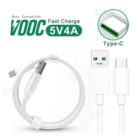 Image of Original Fast USB Data & Charging Cable for Oppo A5,A52,A53,A9,A92,Oppo F15,F17,F17 pro,Find X2,Find X2 pro USB Cable Original Like Type-C Cable | C-Type Charger Cable | (MDH-157)