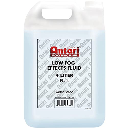 Antari Ice-101 Low Fog Machine Bundle With Antari Fll-4 Low Fog Effects Fluid For Fog Machines (1 Gallon, Blue Formula) #TOP6