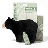 GRRREEN Dog Toys | Plush Black Bear Stuffed Animal for Large Dogs | Eco Friendly Jumbo Dog Toy