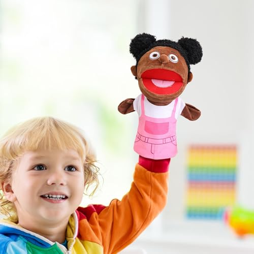 Fantoches de mão para família, fantoches de família para crianças | Finja brincar de fantoche | Fant