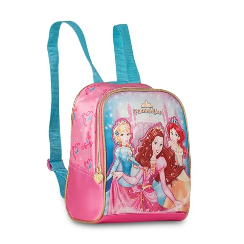 Kit Escolar Mochila de Rodinha Lancheira Estojo Princesas PR23023K