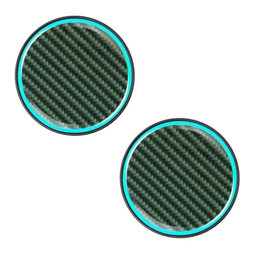 2 PCS Portavasos para Carro de Fibra de Carbono Brillan en Oscuridad miniatura 1