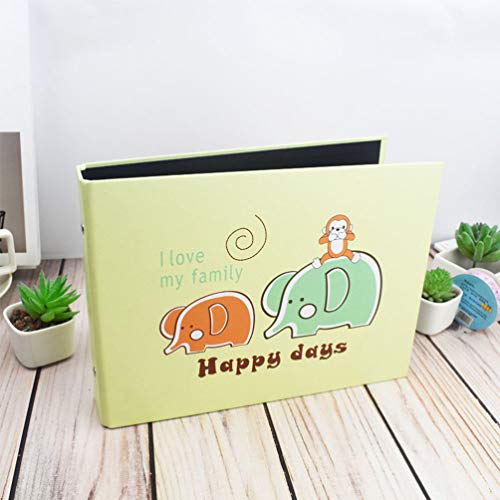 VOSAREA Álbum Book DIY desenho de elefante, álbum de fotos para crianças, artesanato, fazer chá de b