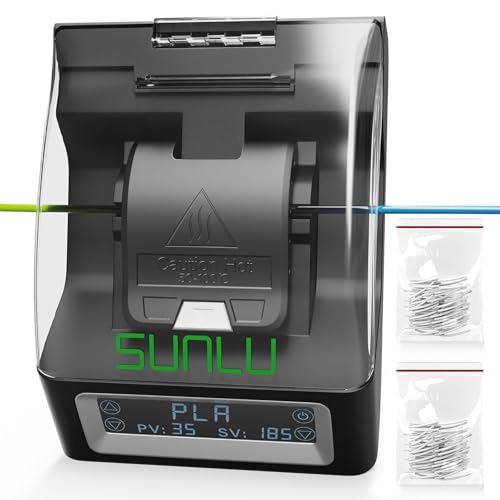 Filament Connector SUNLU Official Splicer with 400Pcs PTFE Sleeves for 3D Printer Filament 1.75mm Compatible with PLA PETG TPU ABS PA Nylon