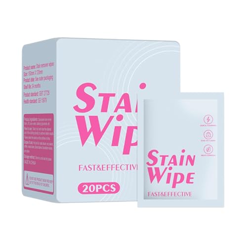 Stain Remover For Clothes - 20-pieces Individually Wrapped No Rinse