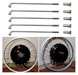 DMBBSAPBSH Bicycle Spokes, Bike Wheel Spokes, 36Pcs 60-305mm Electric Bicycle E-Bike Wheel Tire Steel Spokes Bike Parts(220mm) - Image 3