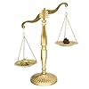 Owlgift vintage style metal libra jewelry towers lawyer scale of justice farmhouse candleholder home decor antique weight balancing scale golden 111 w x 165 h  urban country home decor