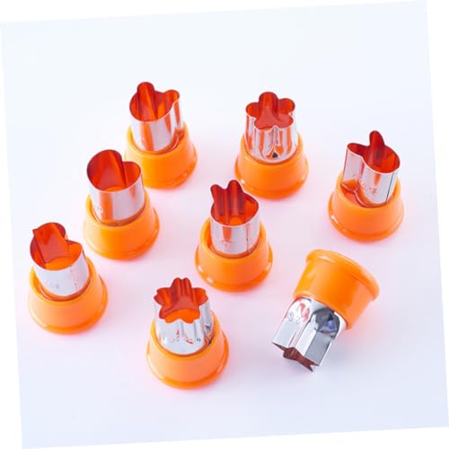 Amosfun Form zum Schneiden von Früchten kuchendekoration kuchen dekoration keksdosen tortendeko firmung gebaeckdosen plätzchen dosen cookie jar gemüseschneider Kekse formen