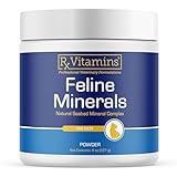 Rx Vitamins Feline Minerals - Taurine for Cat Heart Health - Calcium for Joint Supplement - Immune Support for Cats with Magnesium & Potassium - Skin and Coat Supplement - 8oz