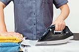 STARLYF Bezprzewodowe żelazko parowe Steam Iron 2400 W, szybkie nagrzewanie, płyta ceramiczna, wszystkie tkaniny, lekkie, suche pary
