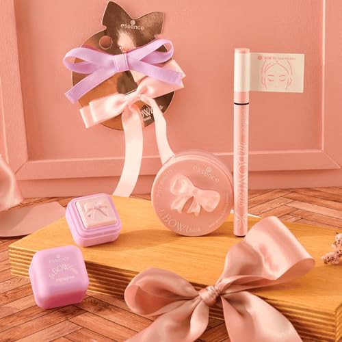 essence FaBOWlous highlighter, Nr. 01, Pink, strahlend, schimmernd, vegan, ölfrei, ohne Parfüm, ohne Alkohol, 1er Pack (3.2g)