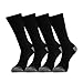 JOYNÉE Men's 4 Pack Winter Warm Thermal Cushion Merino Wool Crew Socks