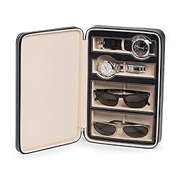 travel case for eyeglasses and watches