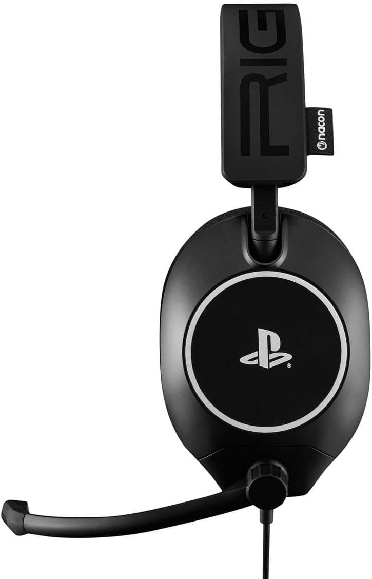 Auriculares para Juegos Sony R5 Pro HS con Cable, Negros, con Licencia Oficial para PS5 y compatibles con PS4. Auriculares con Cable y Conector de 3,5 mm.