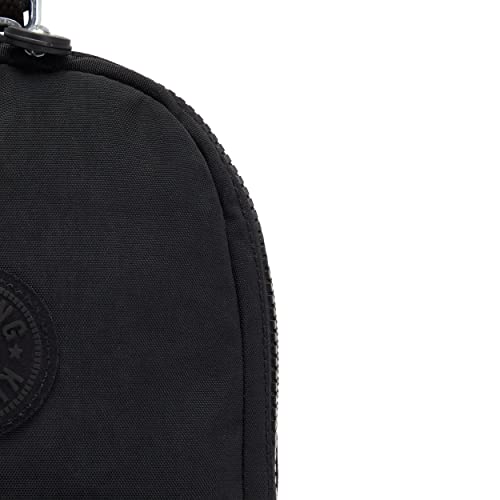 Kipling Women's Blake Backpack, Adjustable, Removable Crossbody Strap, Nylon Travel Organizer, Black Tonal, 6.38''L X 11.5''H X 3''D #TOP4