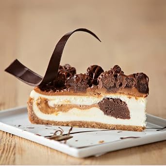 Sweet Street Caramel Brownie Bite Cheesecake, 4.93 Pound - 2 per case.