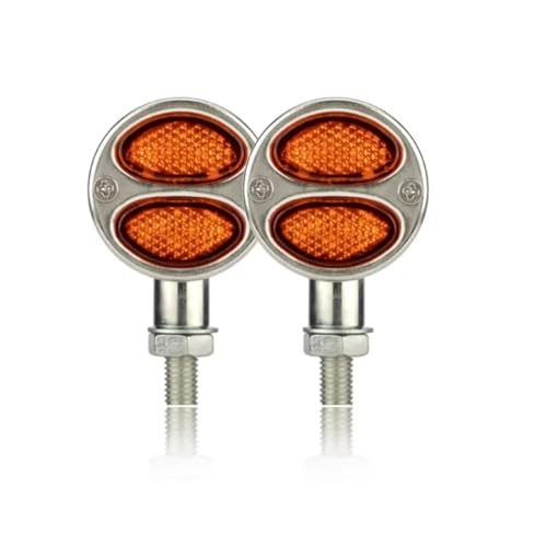Clignotant LED pour moto ambre 12V 10mm pour custom chopper et cruiser