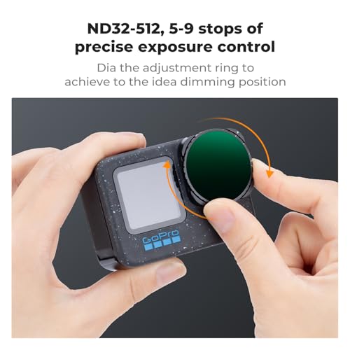 Image of K&F CONCEPT Variable ND32-512 Filter for GoPro Hero 13 Black