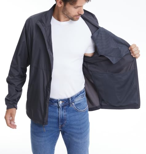 Image of Mens Windbreaker Jackets Lightweight Packable Jacket,Windproof and Dustproof