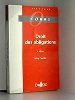Droit des obligations 2247025331 Book Cover