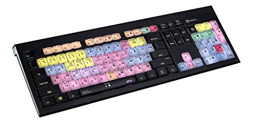 LogicKeyboard LKB-PT-APBH-UK Avid Pro Tools Astra Engels (PC/Slim) toetsenbord zwart/bont