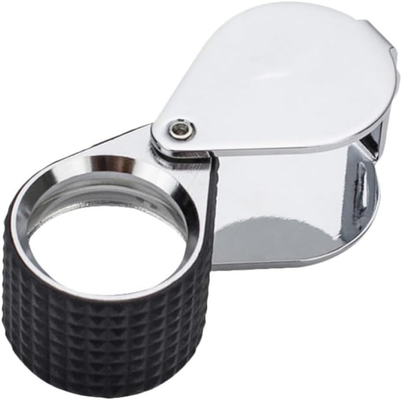Portable 10X-60X Illumination Loupe with Magnifier LED Jewelry