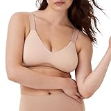 SPANX Smooth Bra-Llelujah! Unlined Bralette - Comfortable Support - Wire-Free Bra - Hosiery Back Smoothing - Dig-Free Straps - Naked 1.0/2.0 - Medium