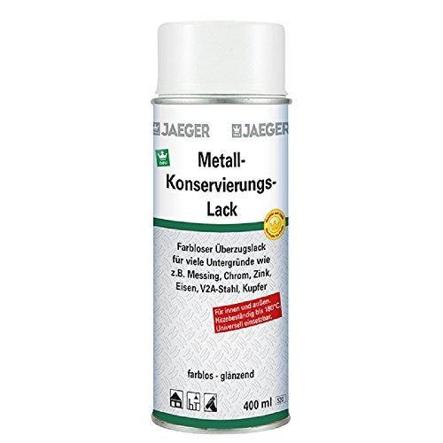 Jaeger Metall-Konservierungslack Schutzlack Spray 400 ml, farblos
