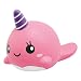 ibloom "Slow Rising [Squishy Collection] Millie The Whale Peach [Scented] Animal Squishy Kids Cute Adorable Doll Stress Relief Toy Decorative Props [Super Big]