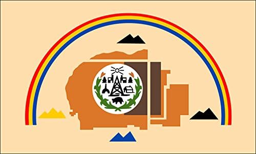 AV Navajo - Adhesivo de bandera de la nación navajo, calcomanías culturales, vinilos de bandera de nativos americanos, calcomanías de tribus de