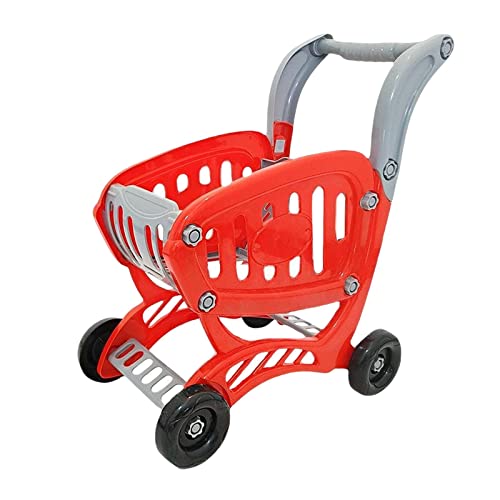 Oshhni Deluxe-Kinder-Einkaufswagen-Spielzeug, leicht zu schieben, -Einkaufswagen-Spielzeug für und Jungen im…