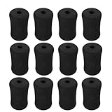 GRIRIW 12個入りジム交換部品スポンジパッド レッグ マシン用ローリングスポンジローラー トレーニングアクセサリー家庭用ベンチ脚
