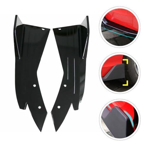 Diffuseur de pare-chocs arrière en ABS noir accessoire extérieur de style - 7