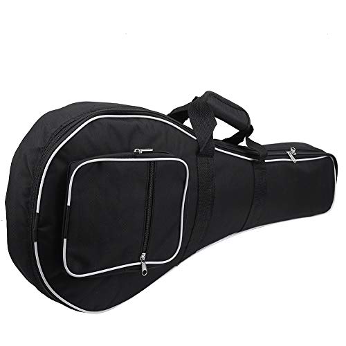 Mandoline Case Gig Bag, verstellbares, dickes Oxford-Gewebe, verschleißfest, leicht zu tragende Mandoline-Tragetasche mit Seitentaschen für Musikinstrumente
