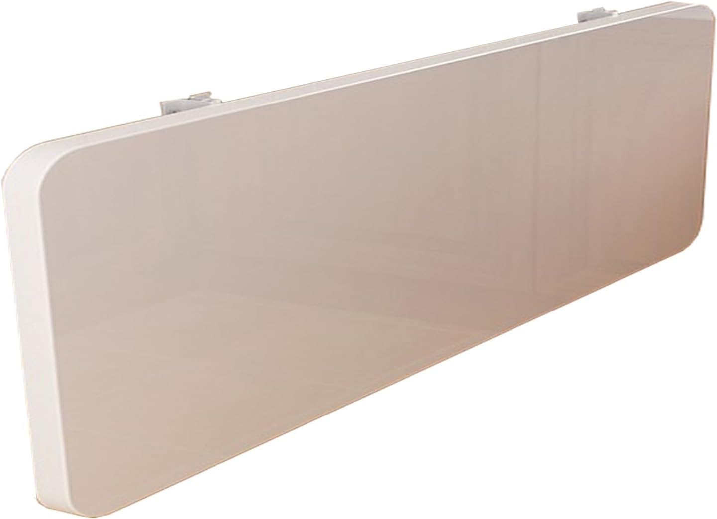 Collapsible Folding Wall Table Space-Saving Wall-Mount Desk Floating Workbench for Kitchen Laundry Home Office White (70x40cm) - Perfect for Small Spaces