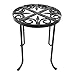 Achla Designs VTT-01 Round Trivet Wrought Iron Plant Stand, Graphite