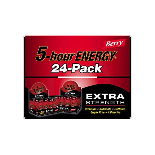 5-Hour Energy Extra Strength Beverage, Black, Berry, 46.32 Fl Oz #TOP4
